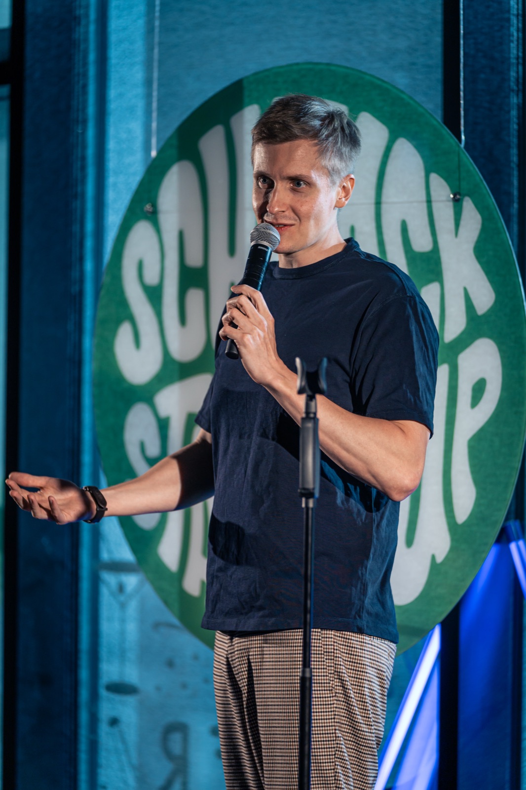 Comedian auf der SCHNACK-Bühne